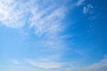 快晴の夏空