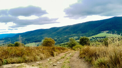 Beautiful view of Bieszczady mountains. Carpathians. © Jan
