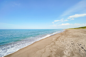 Obraz premium 晴れた日の青い海