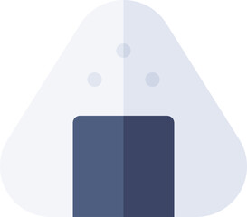 onigiri Illustration on a white background.