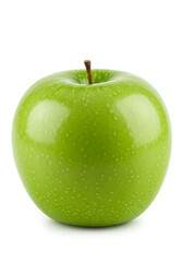 Fresh Green Apple on White Background
