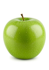 Fresh Green Apple on White