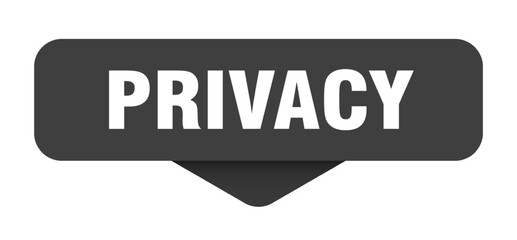 privacy sticker. privacy sign on transparent background