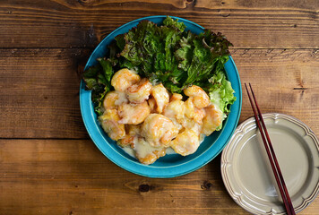 エビのマヨネーズ和え