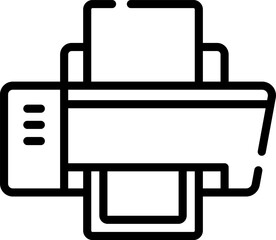 printer Illustration on a white background.