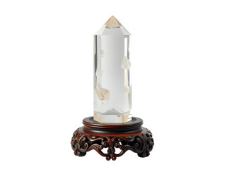 Ethereal Quartz Crystal Tower Sculpture