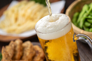 ビールと料理