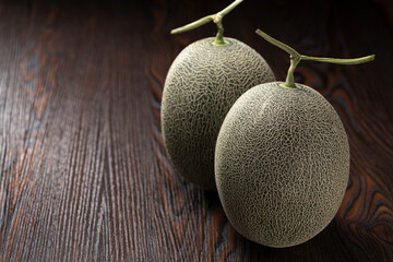 新鮮なメロン コピースペース