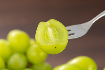 新鮮なシャインマスカット