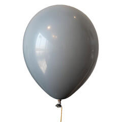 Grey Balloons isolated on Transparent Background