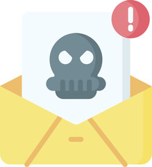 blackmail Illustration on a white background.