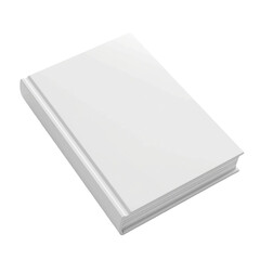 Hardcover Book Mockup – Realistic 3D PSD on Transparent Background