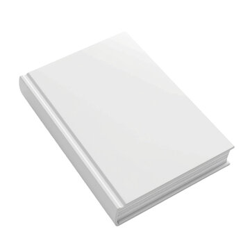 Hardcover Book Mockup &ndash; Realistic 3D PSD on Transparent Background