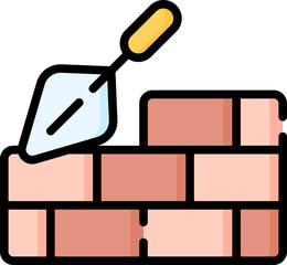 brickwall Illustration on a white background.
