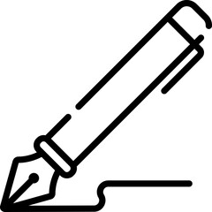 caligraphy Illustration on a white background.