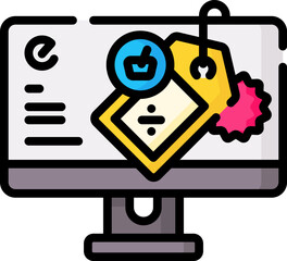 discount Illustration on a white background.