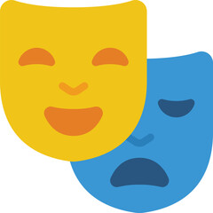 drama Illustration on a white background.