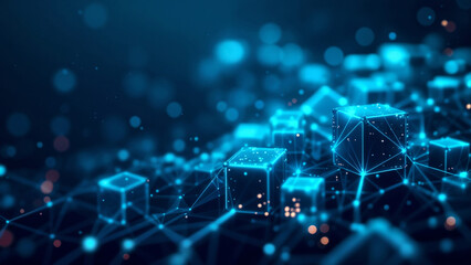 futuristic abstract background. Generative AI