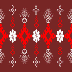The geometric ethnic pattern of traditional style. Navajo, America Indian patterns. Design for background, wallpaper, clothing, wrapping, Batik, fabric, and prints. Vector illustration.