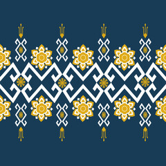 The geometric ethnic pattern of traditional style. Navajo, America Indian patterns. Design for background, wallpaper, clothing, wrapping, Batik, fabric, and prints. Vector illustration.