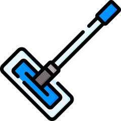 floor mop Illustration on a white background.