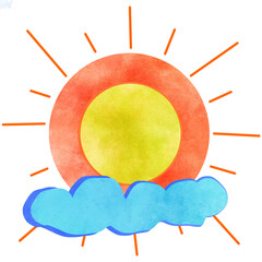 sun and clouds