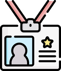 ID Illustration on a white background