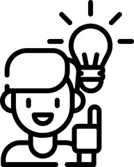 idea Illustration on a white background