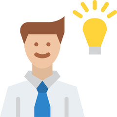 ideas Illustration on a white background