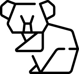 koala Illustration on a white background © Loopystudio