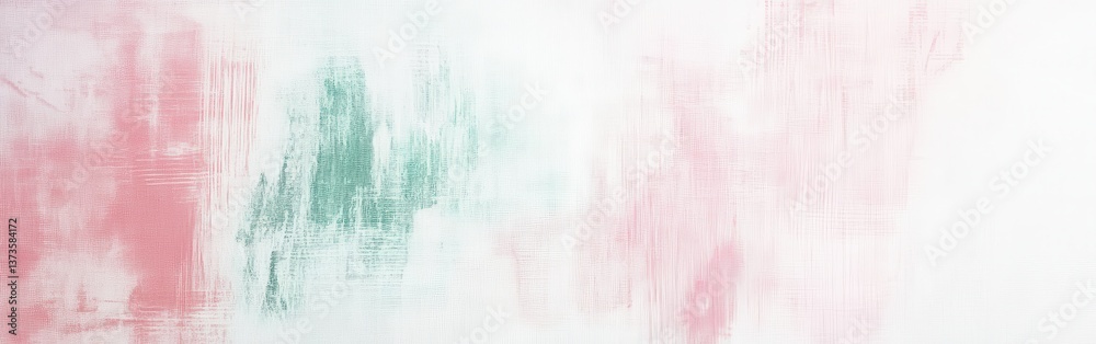Fototapete Minimalist pencil strokes create a soft, abstract composition with gentle hues blending harmoniously in a serene layout