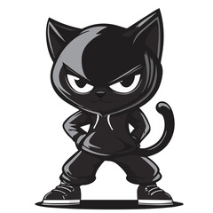 Vector illustration art of cat mascot charactors Collection