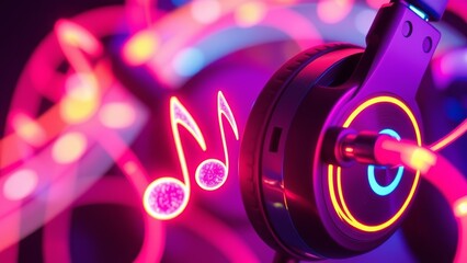 The rhythm of neon lights