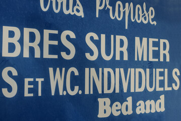 Cancale, panneau informatif tourisme