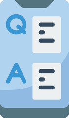 question Illustration on a white background