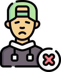 remove Illustration on a white background