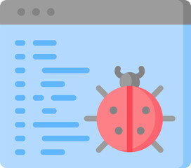 bug Illustration on a white background