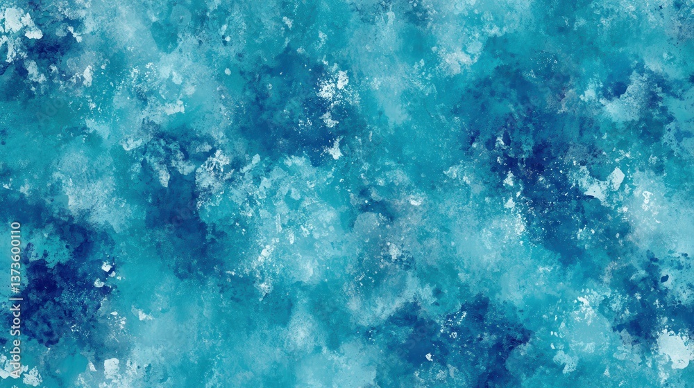 Poster vivid teal painted concrete texture showcasing vibrant hues and intricate patterns for artistic appl