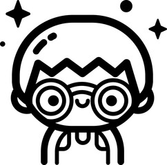 educator Illustration on a white background