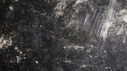 Obraz premium Grunge black background with faded white paint and texture