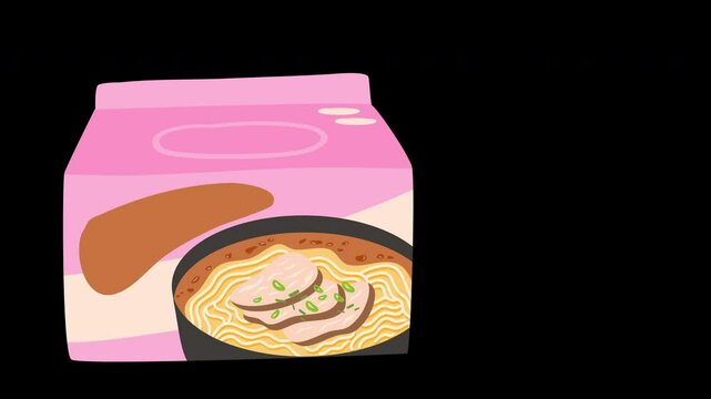 Korean ramen aka ramyeon instant noodle