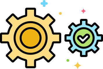 simplicity Illustration on a white background