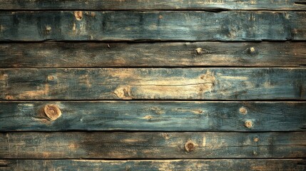 Obraz premium Rustic Weathered Wooden Planks Background Texture