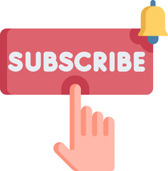 subscribe (2) Illustration on a white background