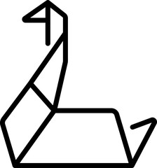 swan Illustration on a white background