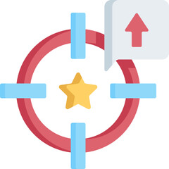 target (2) Illustration on a white background