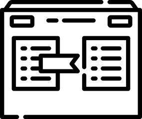 task Illustration on a white background