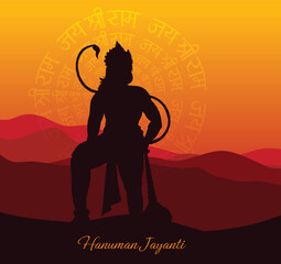 Hanuman jayanti. Lord hanuman puja. Indian hindu god worship.