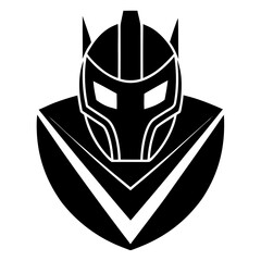  Futuristic Robot Head Vector a Road Silhouette