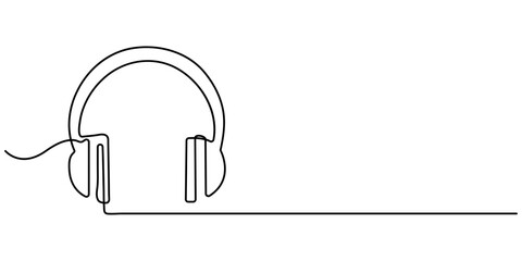 Customer Service Representatives, Call Center Line icon, Sketch Design, Pixel perfect, Editable stroke, Headphone, Headset, Headphones Icon. Music, Movie, Technology. 